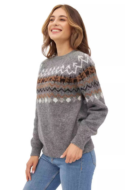 Damen Pullover NATURA aus 100% Alpaka ungefärbt
