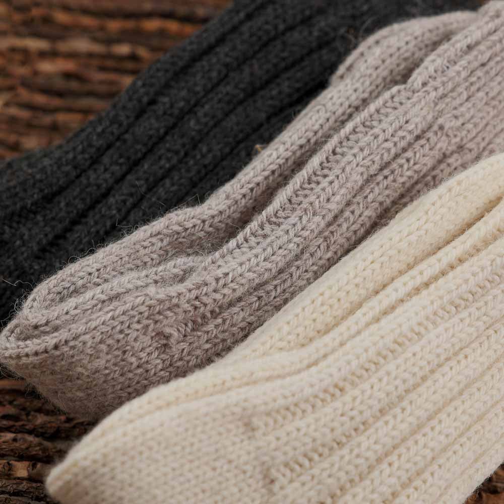 Alpaka Stricksocken - silvereditionalpakas