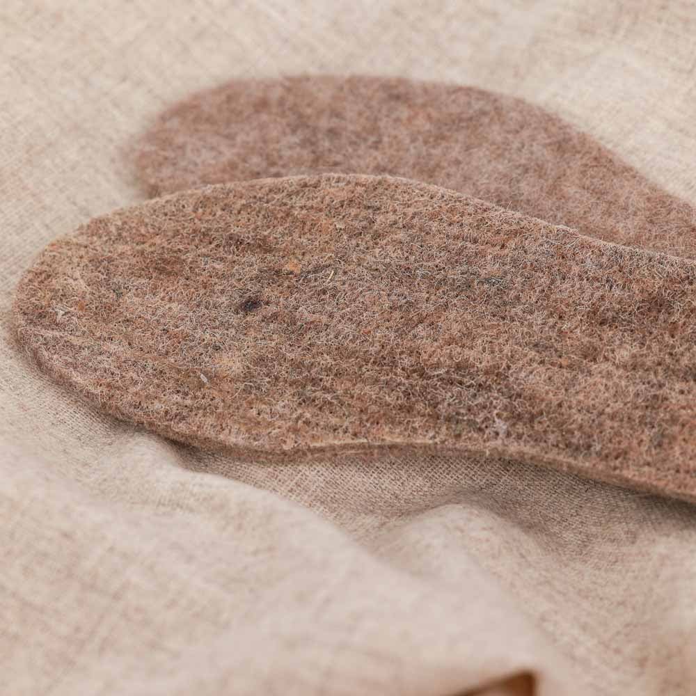 Gefilzte Alpaka-Schuheinlagen - silvereditionalpakas